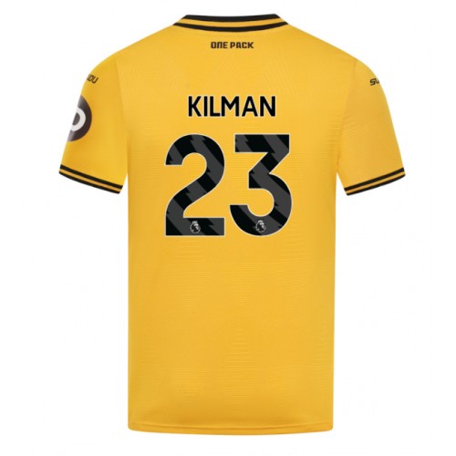 Pánský Fotbalový dres Wolves Max Kilman #23 2024-25 Domácí Krátký Rukáv